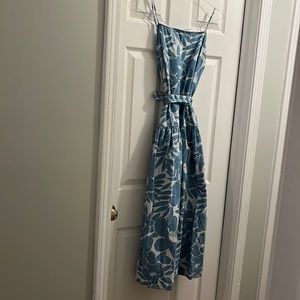 GAP chambray midi dress.